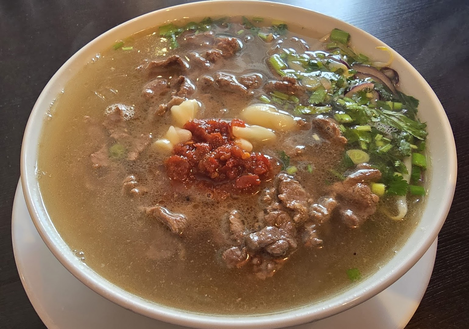 Zupa z wołowiną i chili